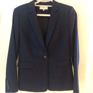 Reiss Navy Blue Pencil Skirt Suit with blazer Perfect Condition worn 2 times
